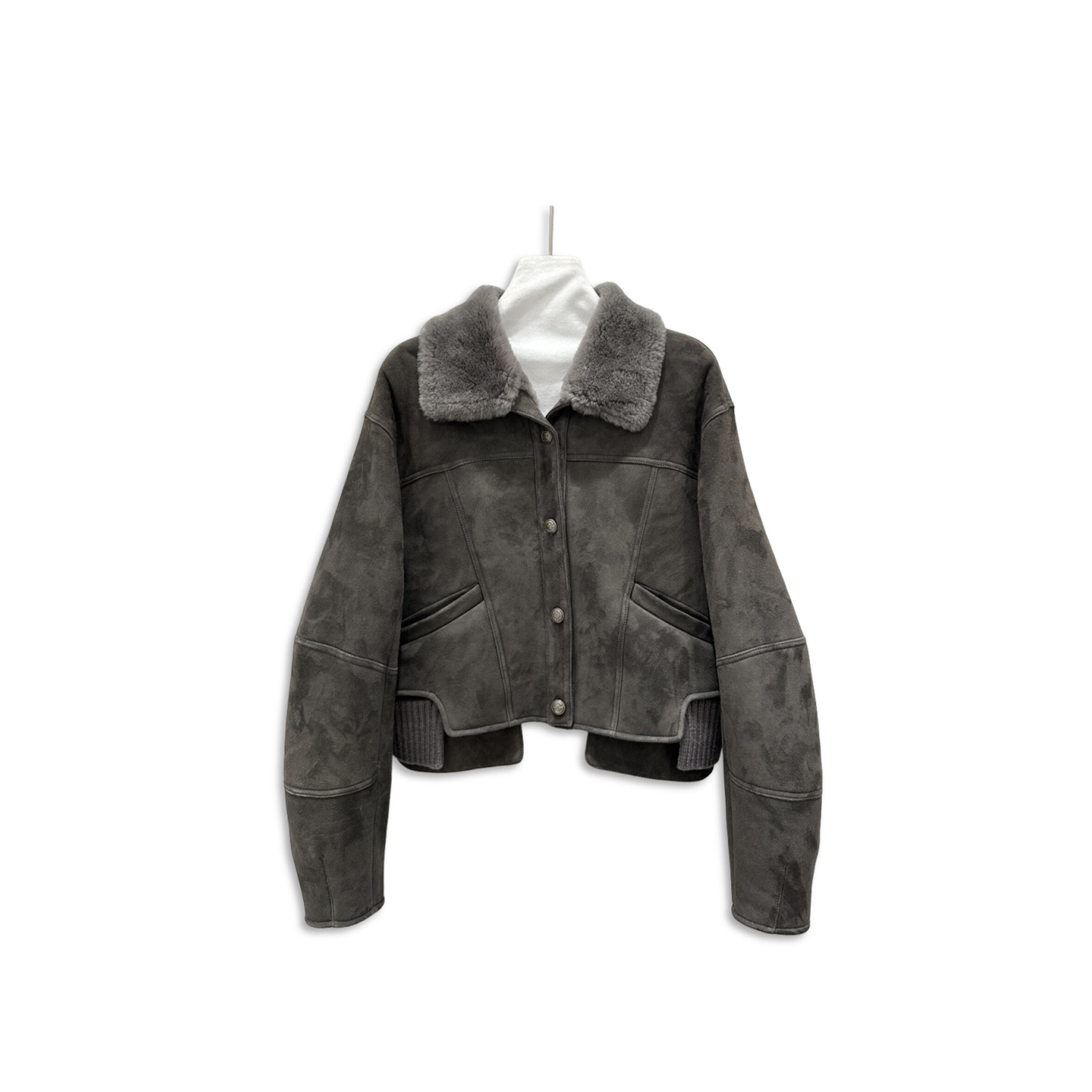 GUCCI SUEDE SHORT JACKET